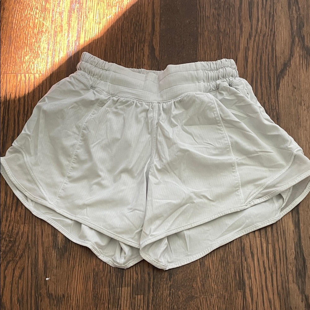 Lululemon Athletica Light Gray Athletic Shorts